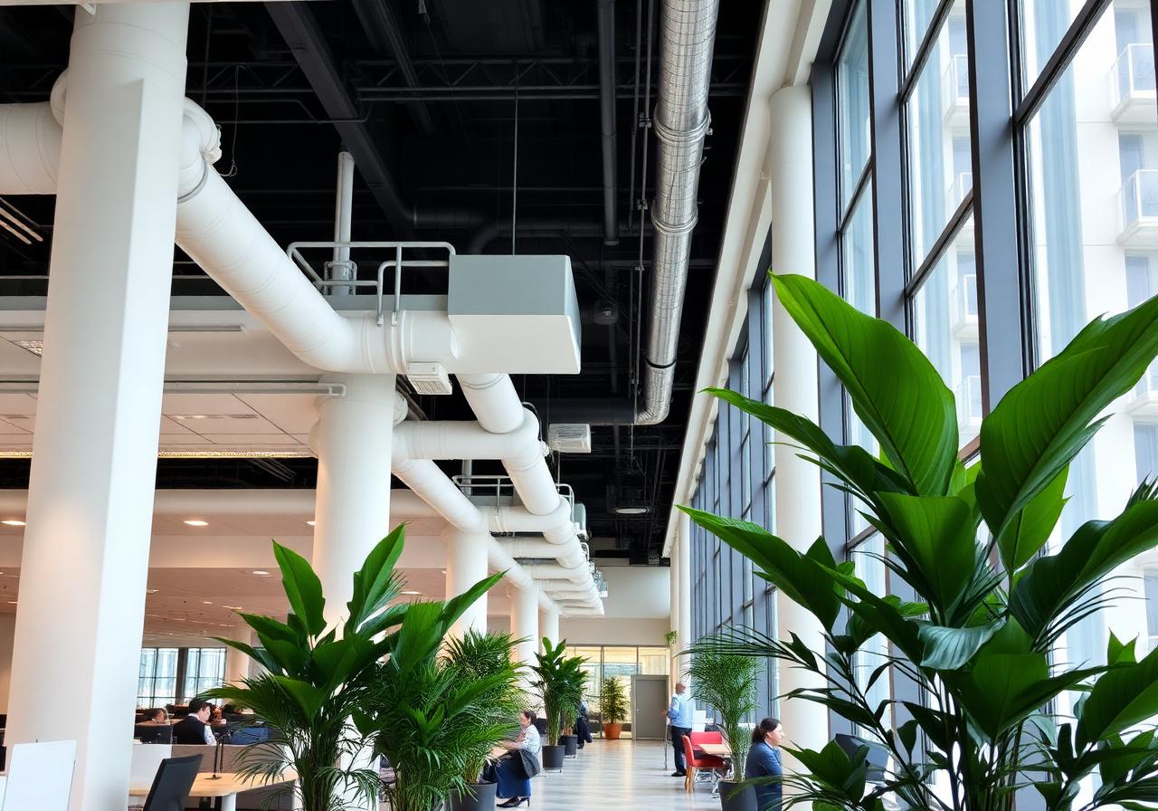 Commercial building HVAC